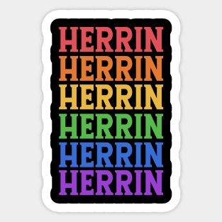 HERRIN COLORFUL CITY Sticker